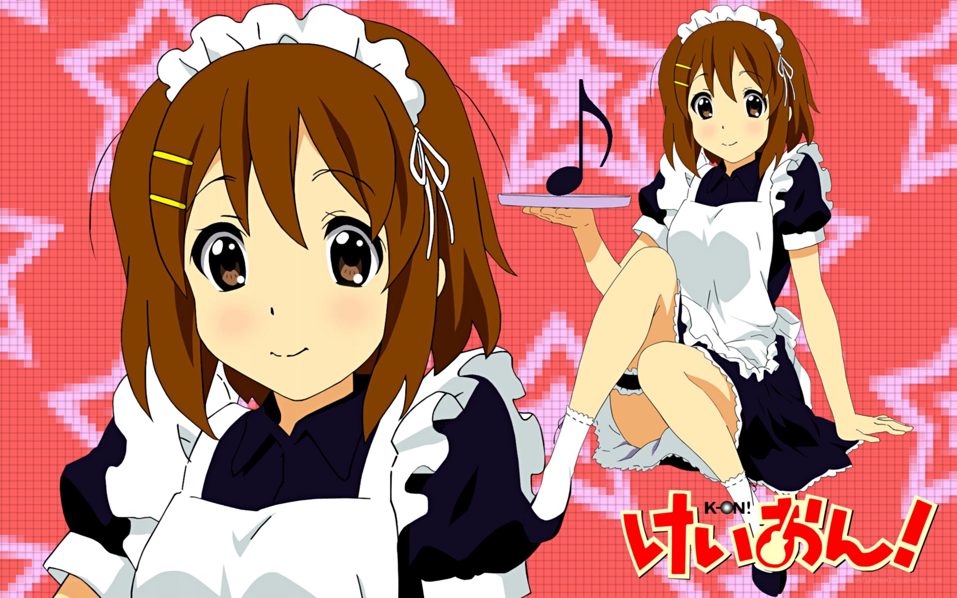Anime maids with music note