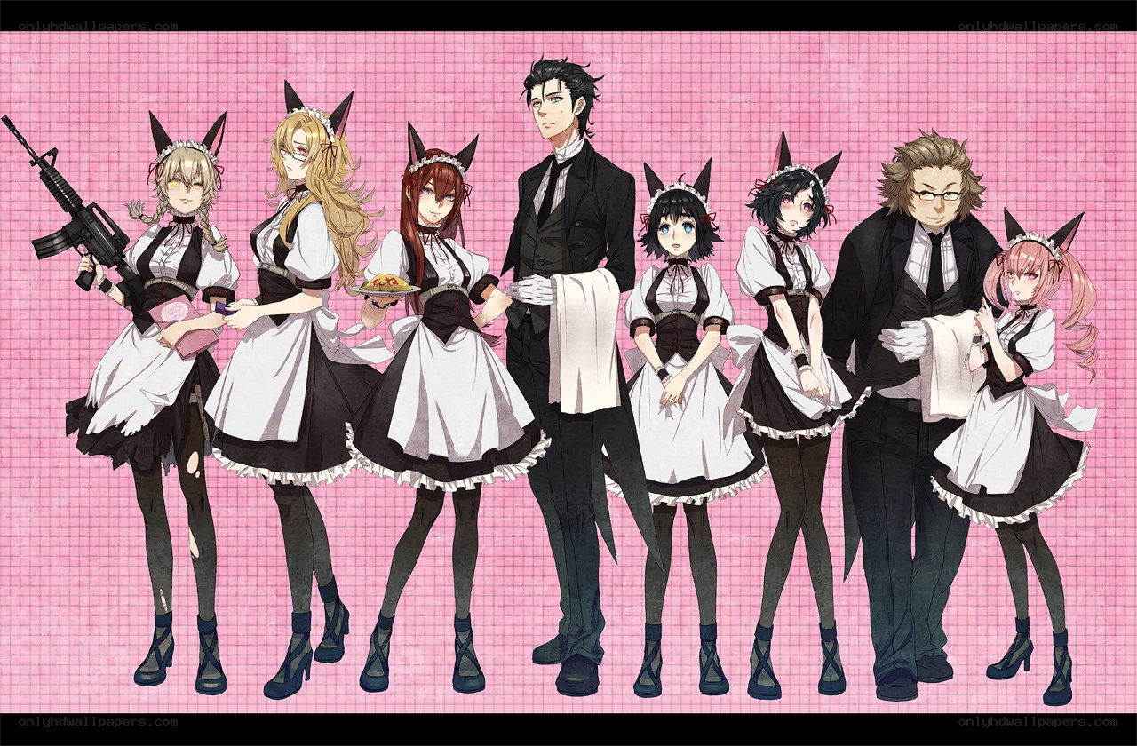 anime maids with weapons