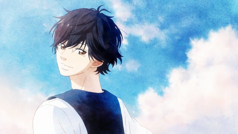 Anime Male Character — Blue, Serene