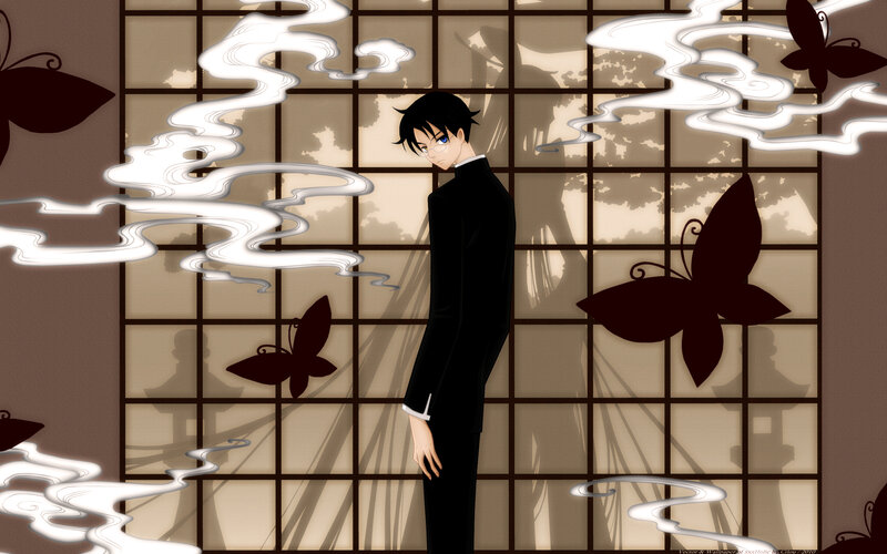Anime Man in Black Suit