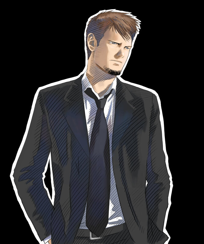 anime man in suit