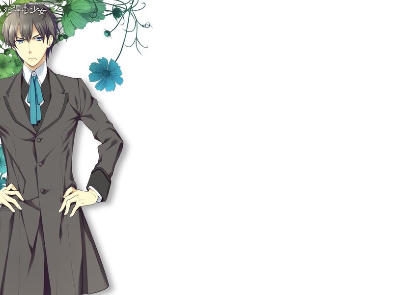 Anime Man in Suit — Gray