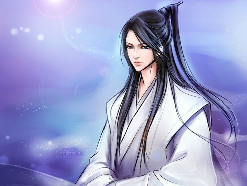 Anime Man with Long Hair