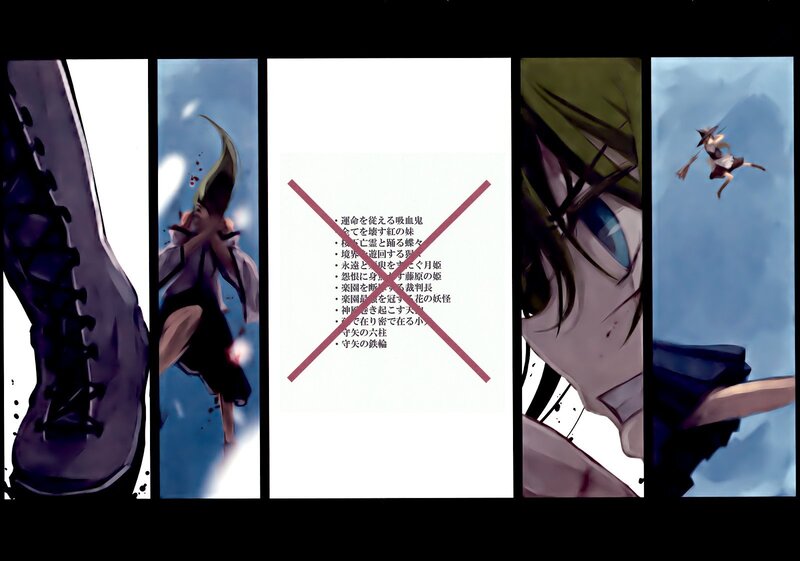 Anime manga panel sequence