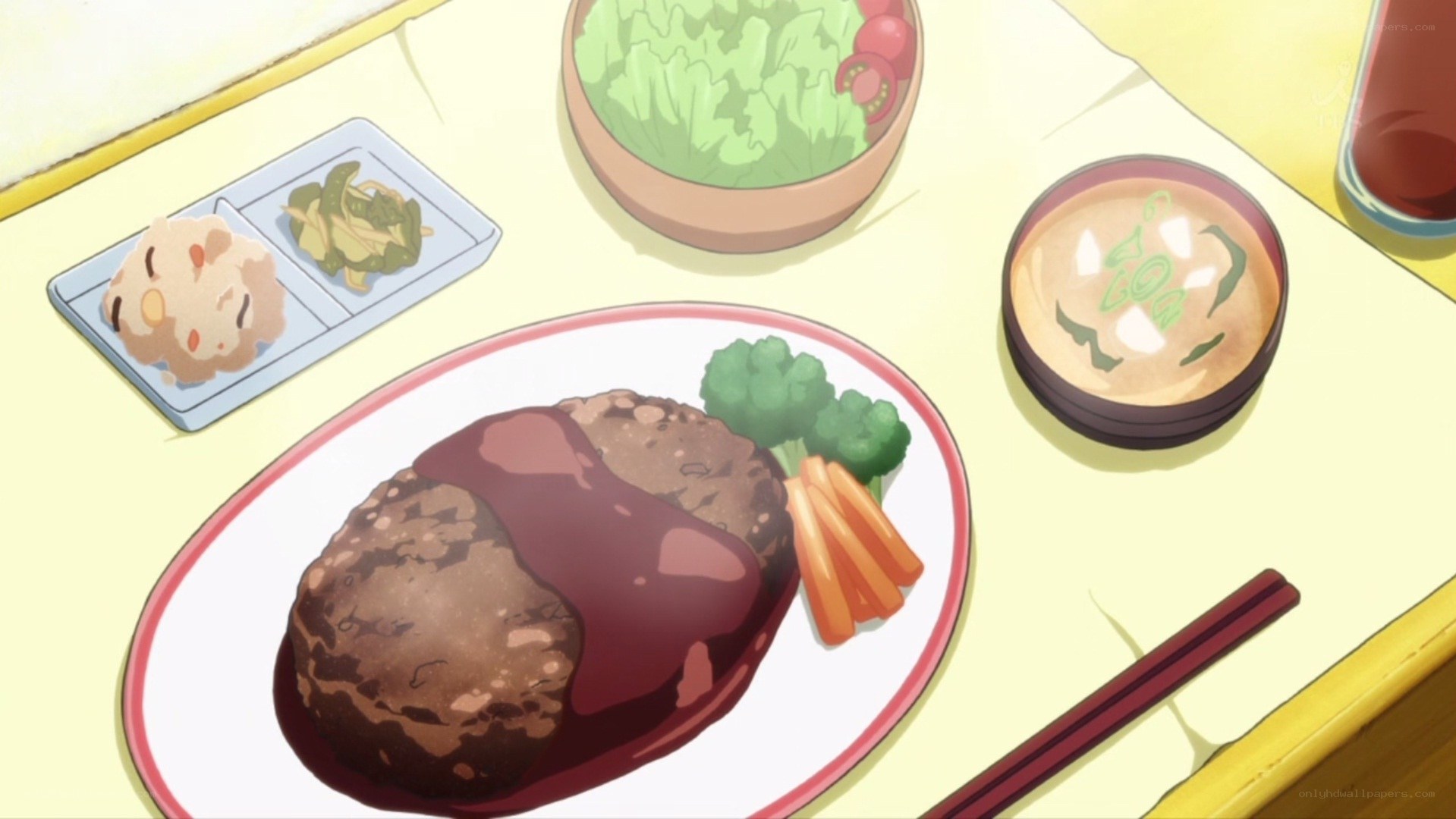 anime meal scene