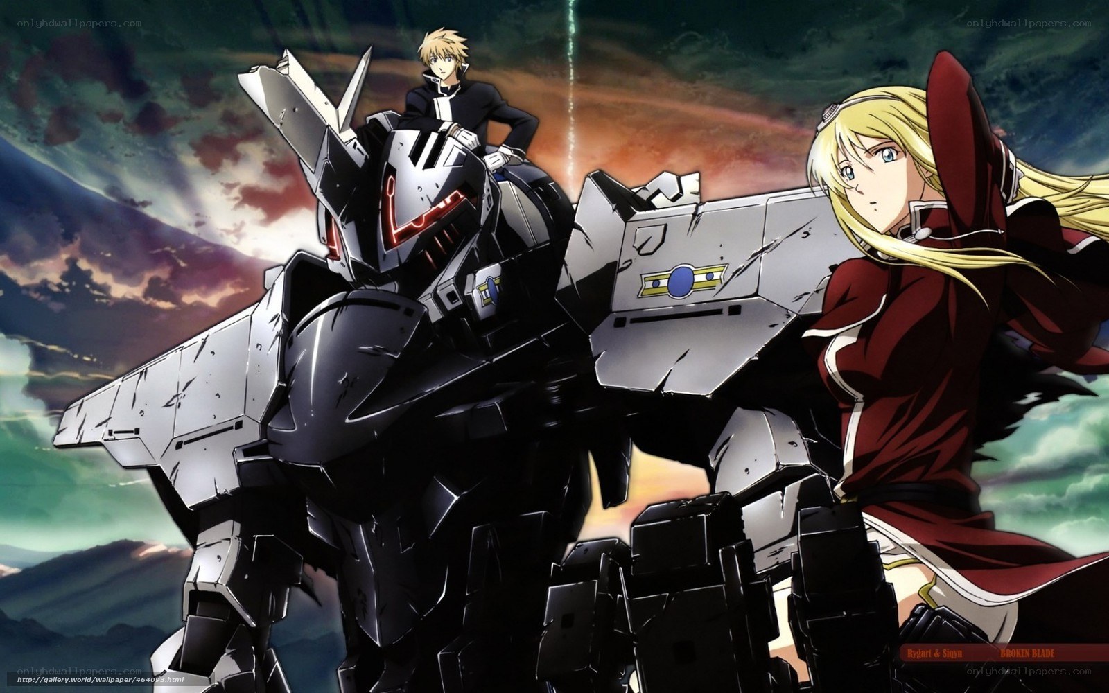 Anime mechs with pilots