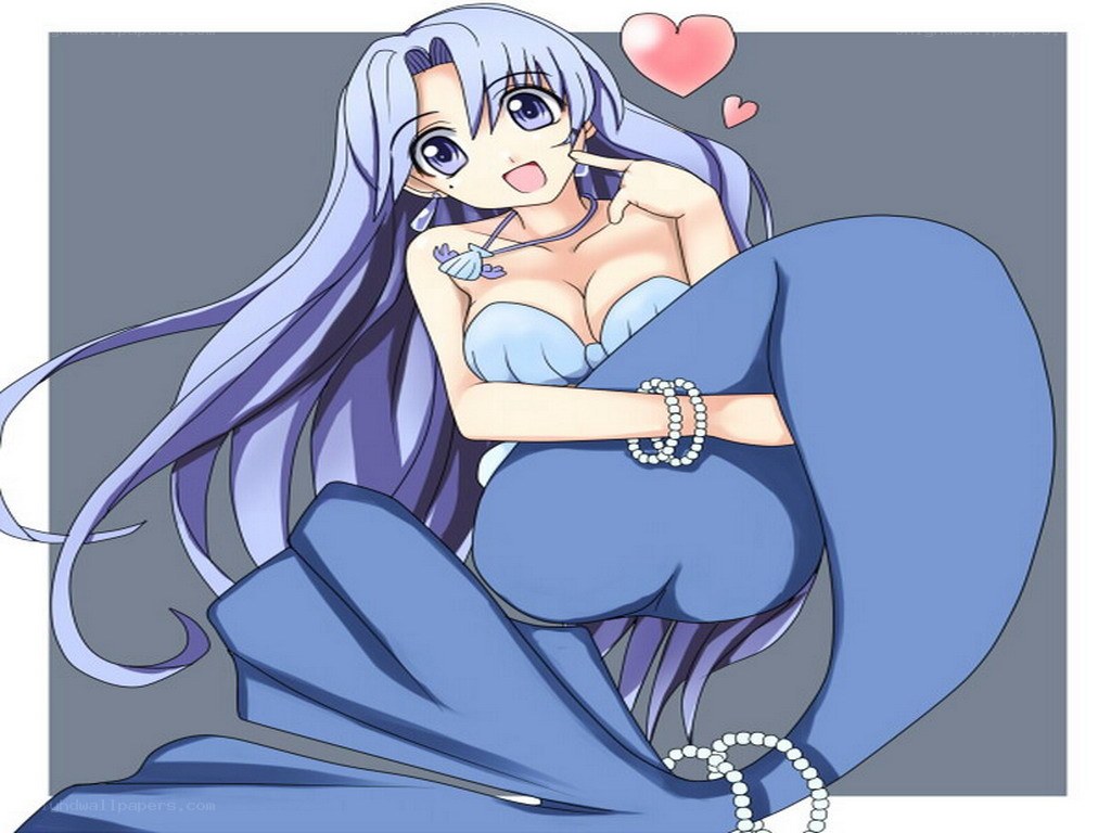 anime mermaid character