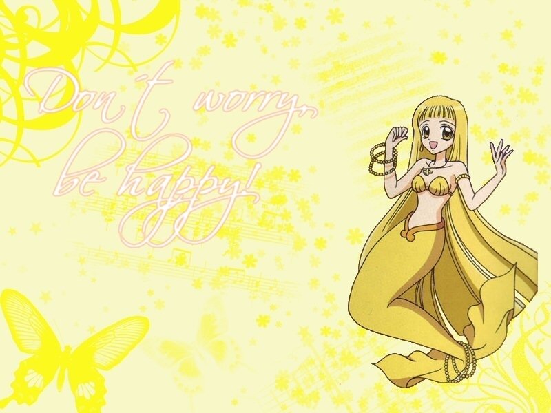 Anime Mermaid Character — Yellow