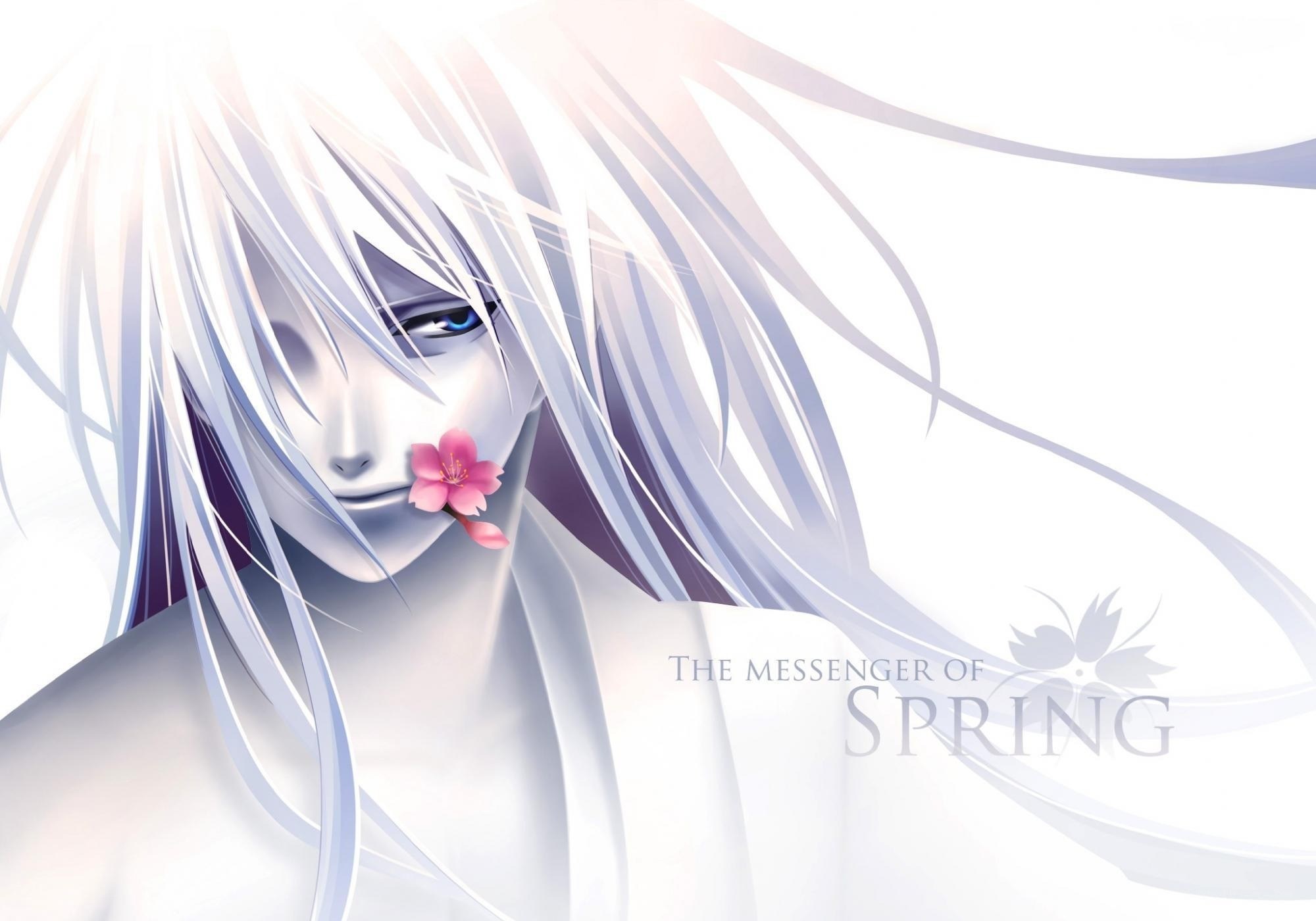 Anime messenger of spring