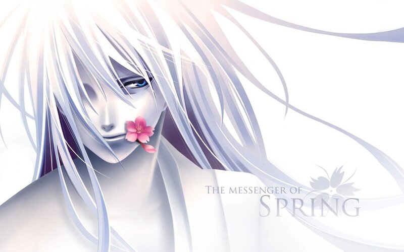 Anime messenger of spring