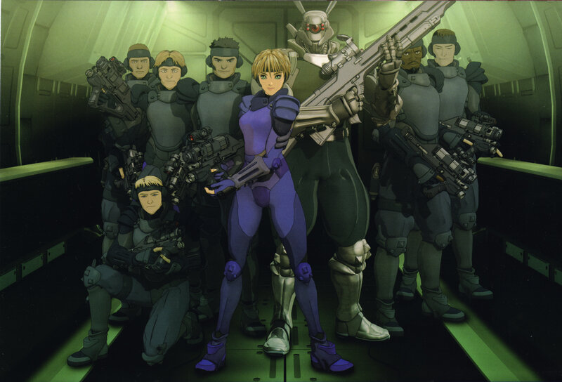 anime military squad group