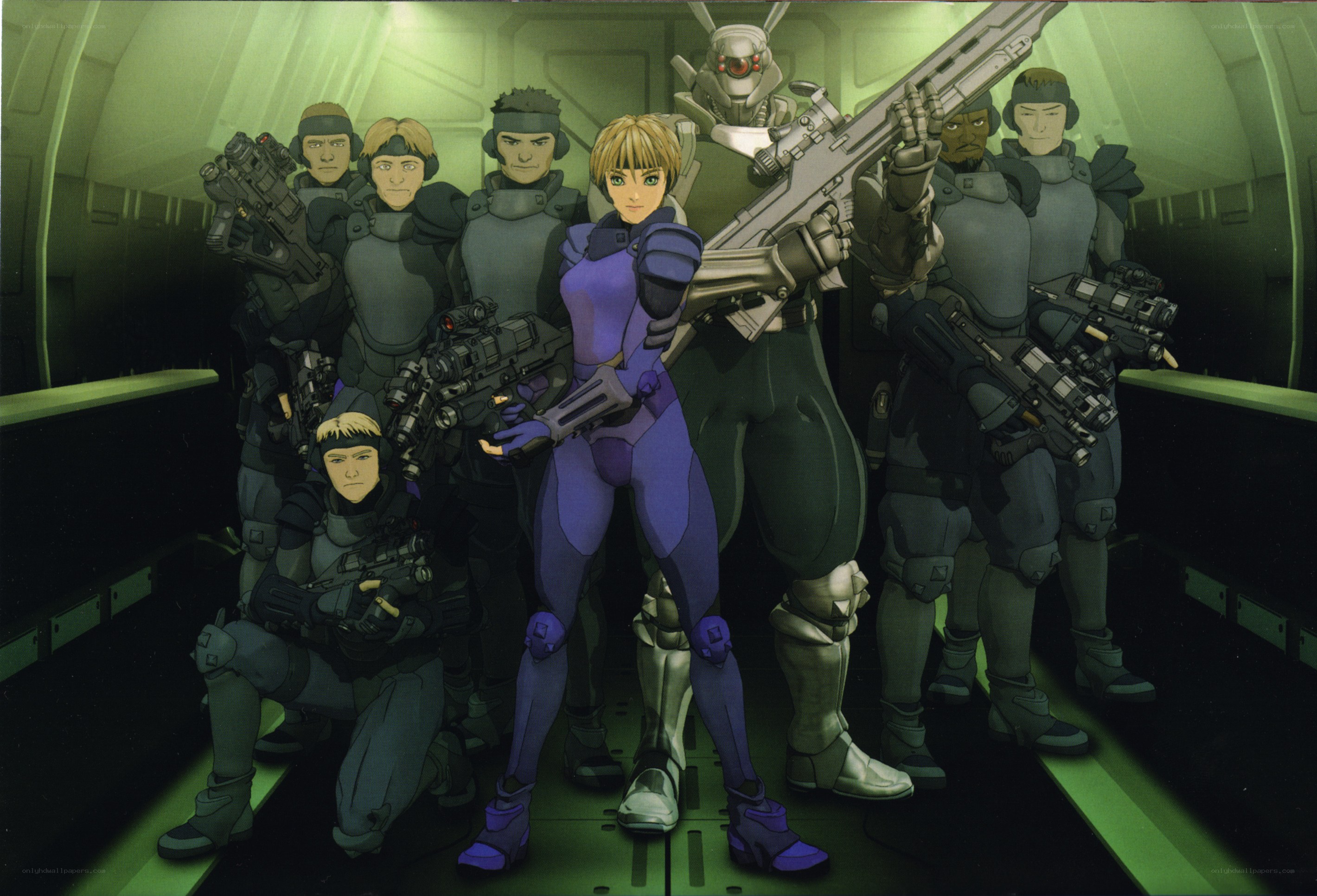 anime military squad group
