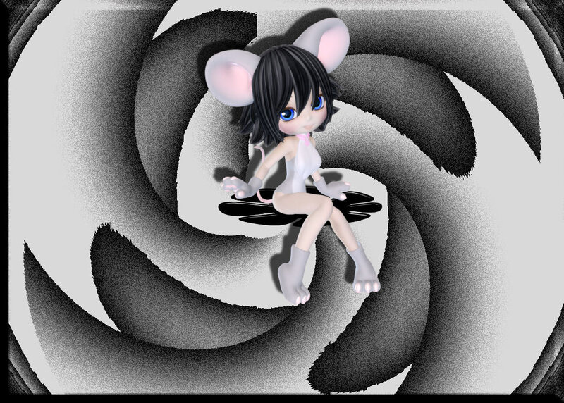 anime mouse girl in spiral