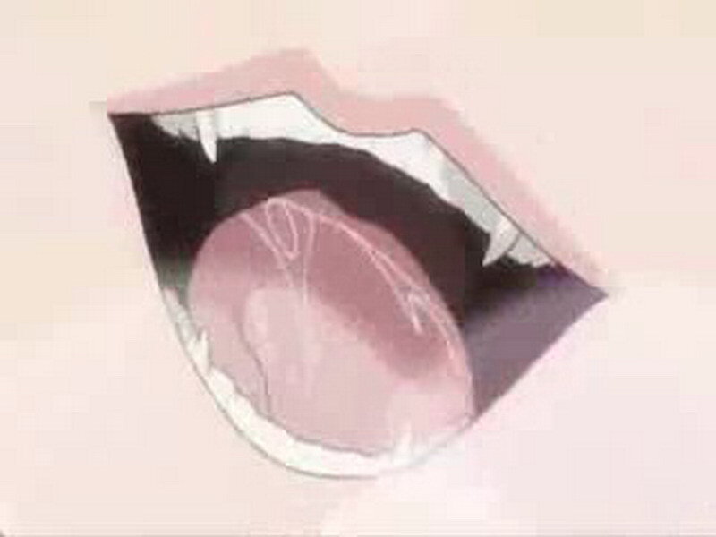 anime mouth close-up