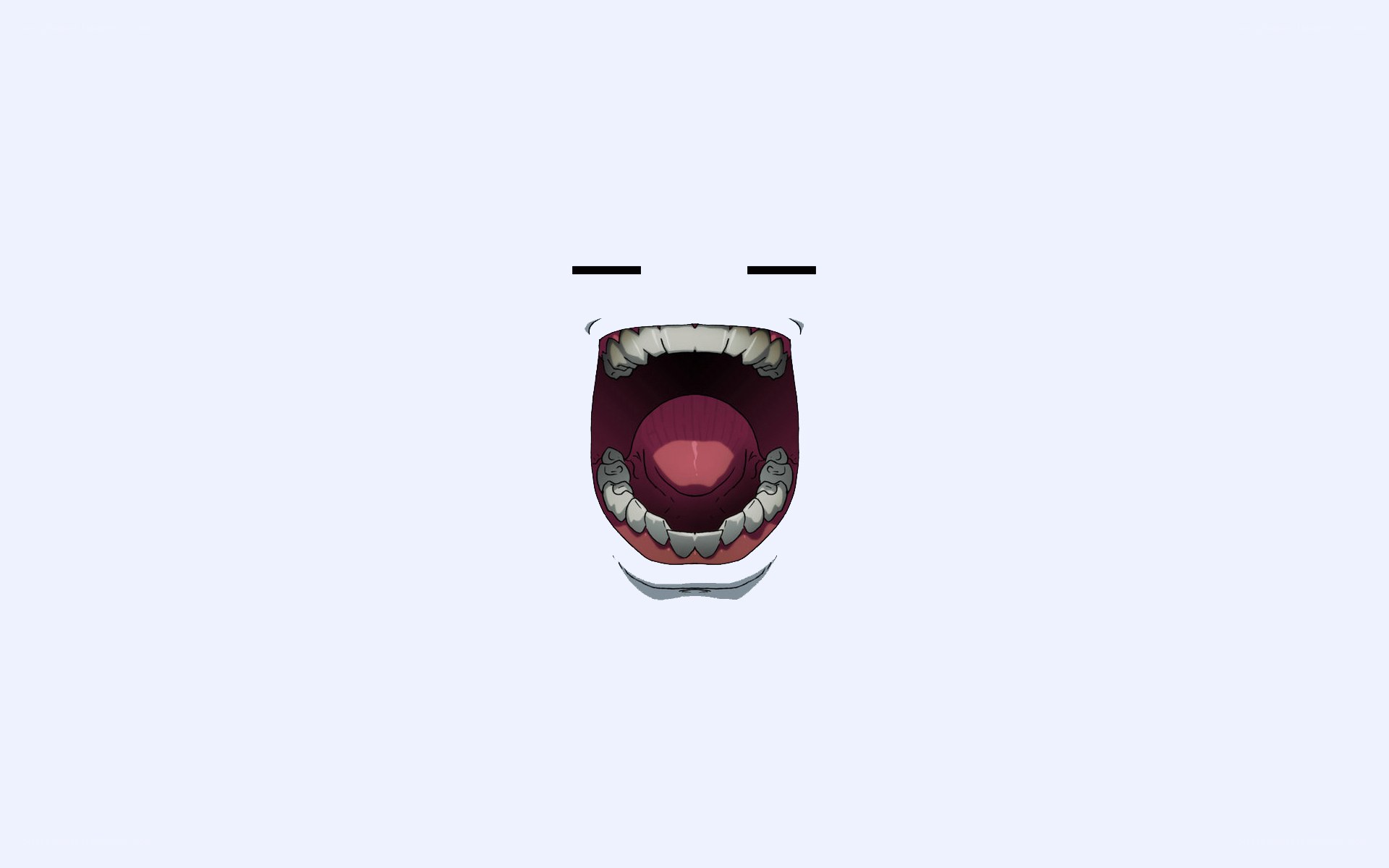 anime mouth screaming