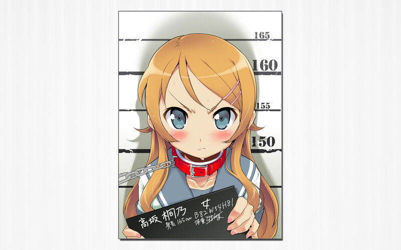 anime mugshot of a girl