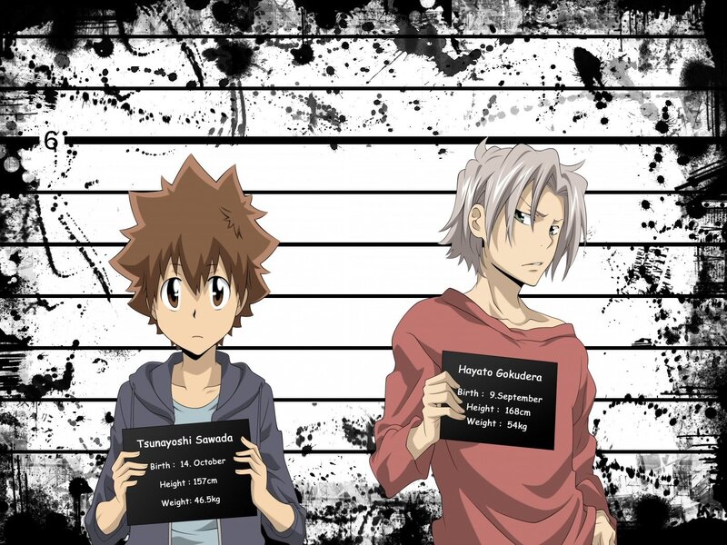 Anime mugshot scene