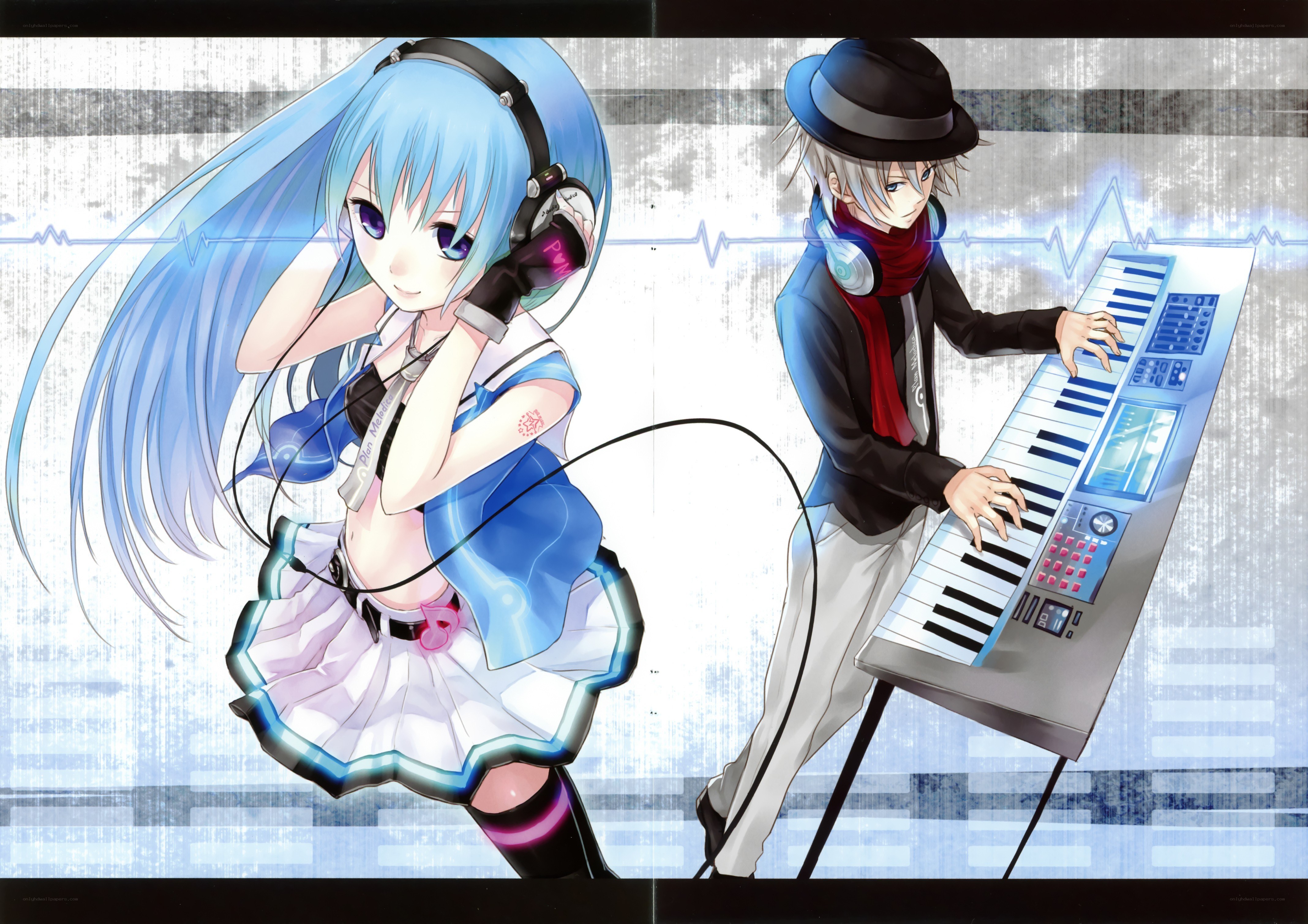 Anime music duo performing