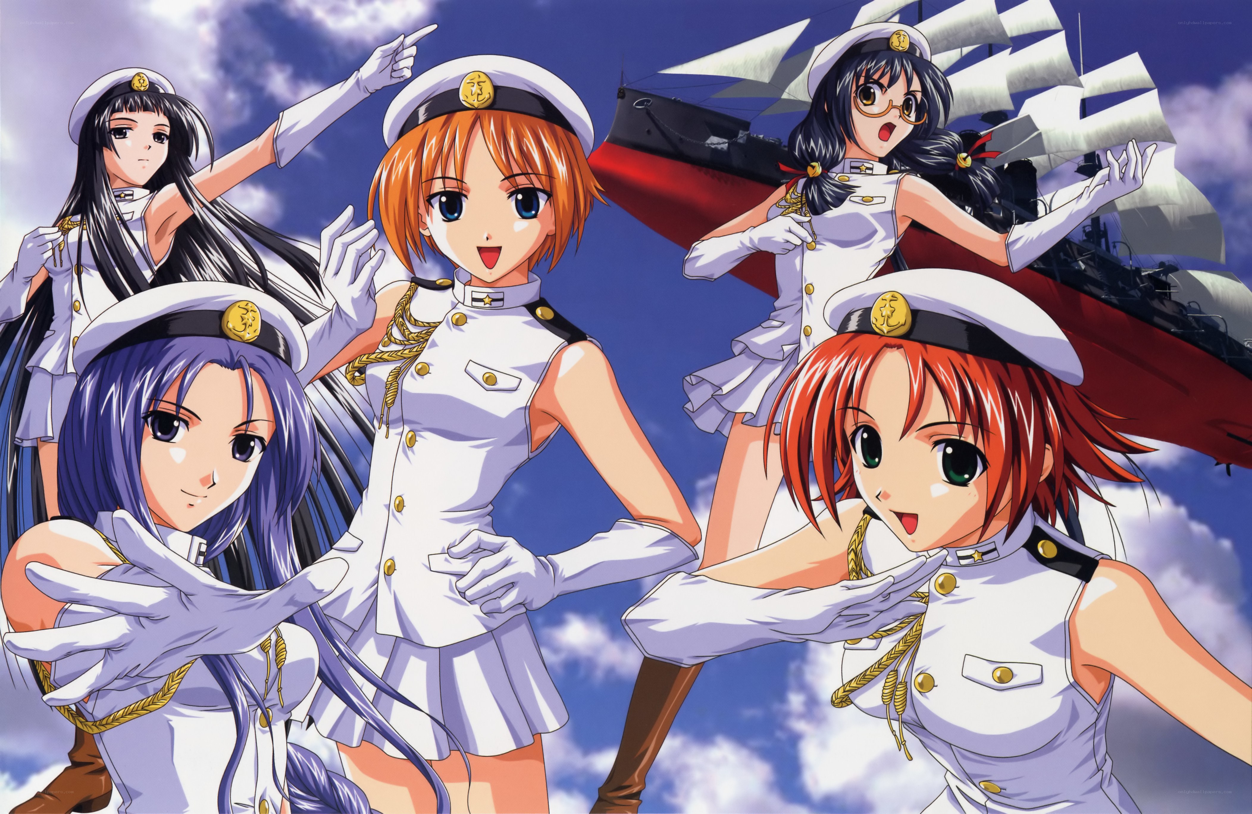anime naval girls group