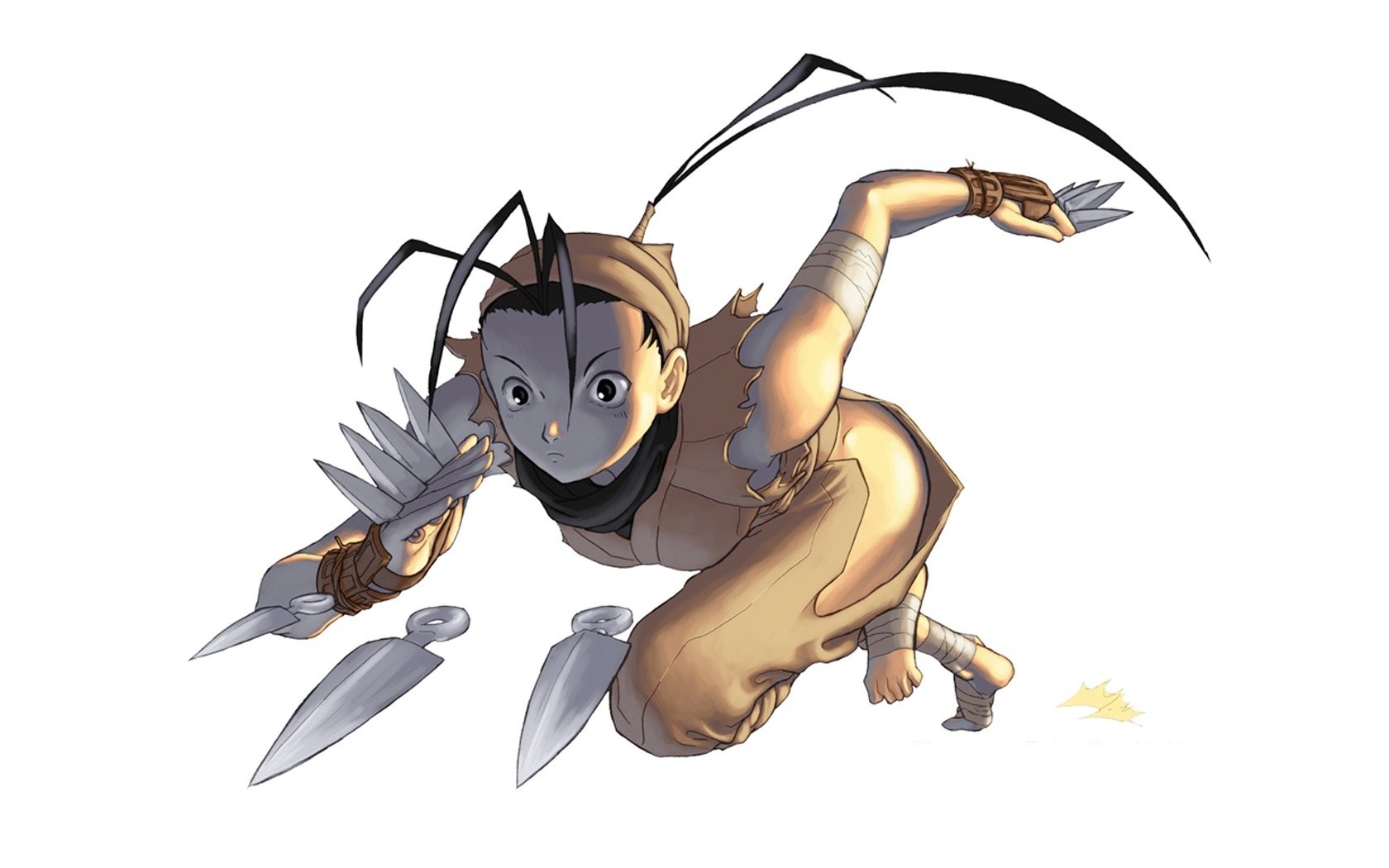 anime ninja character in action