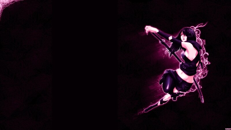 anime ninja in action