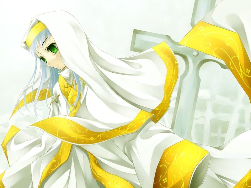 anime nun character