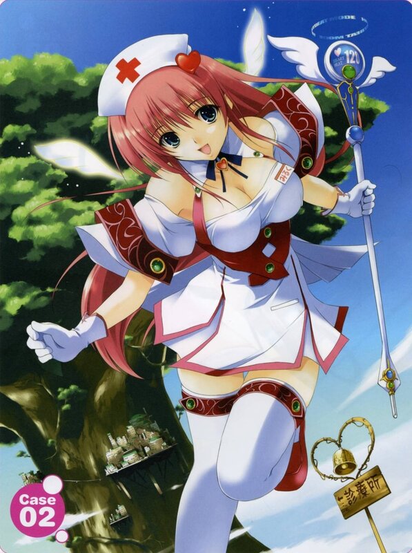anime nurse character illustration