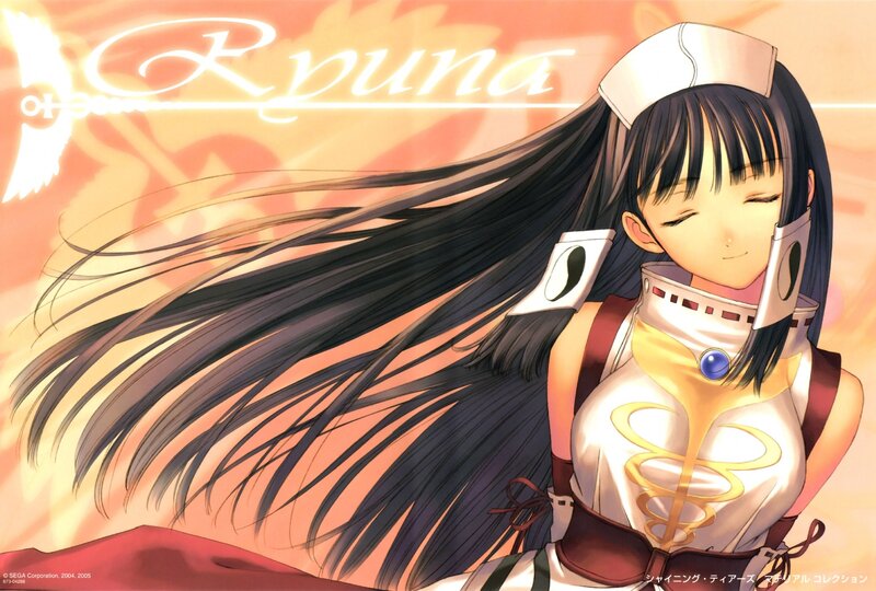 Anime Nurse Character — Orange, Serene