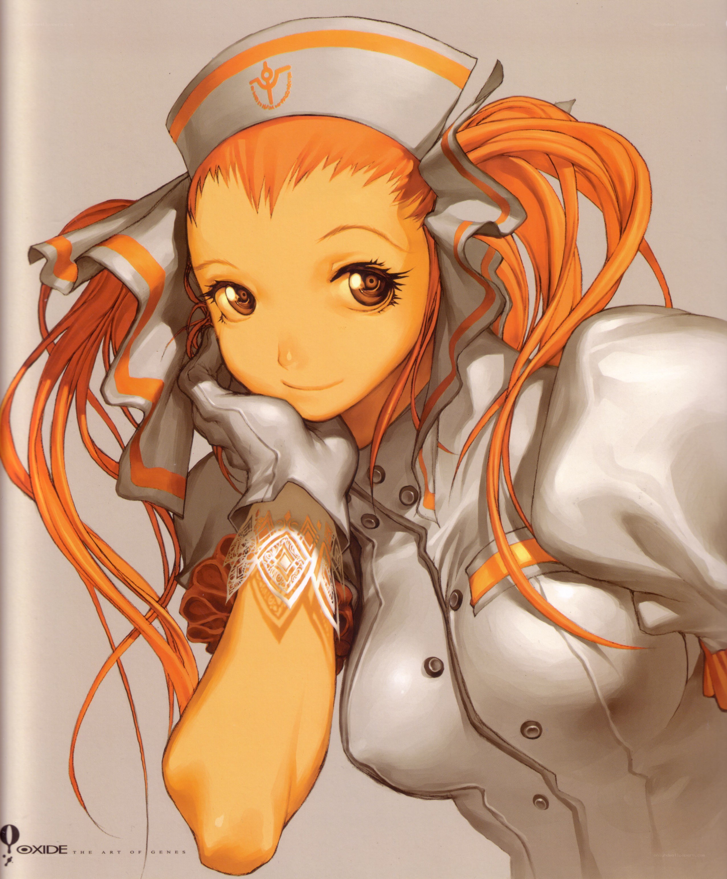 anime nurse character portrait