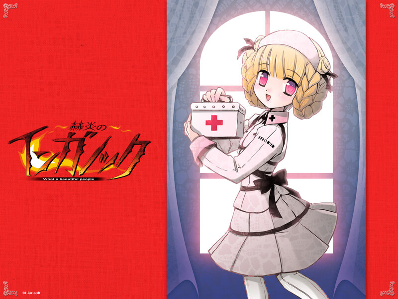 Anime nurse character with medical kit