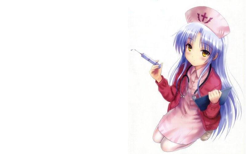 Anime Nurse Girl — Purple