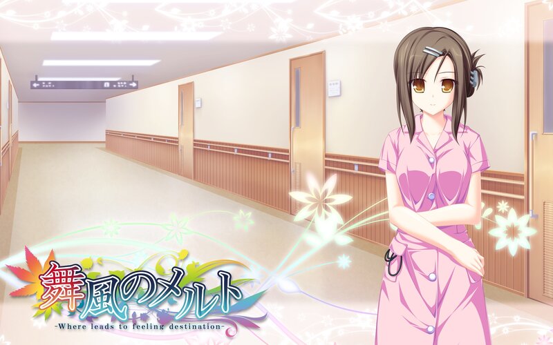 Anime Nurse in Hallway
