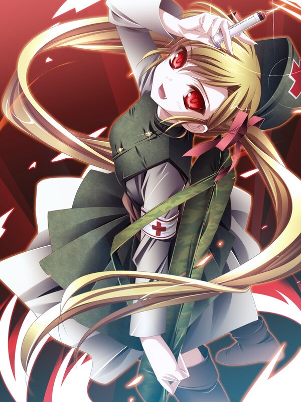 anime nurse with syringe
