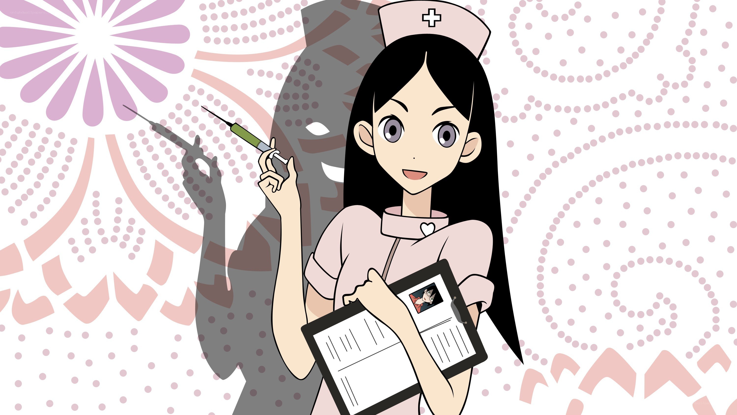 anime nurse with syringe