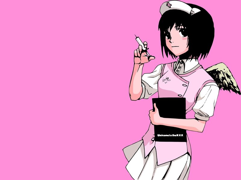 anime nurse with syringe