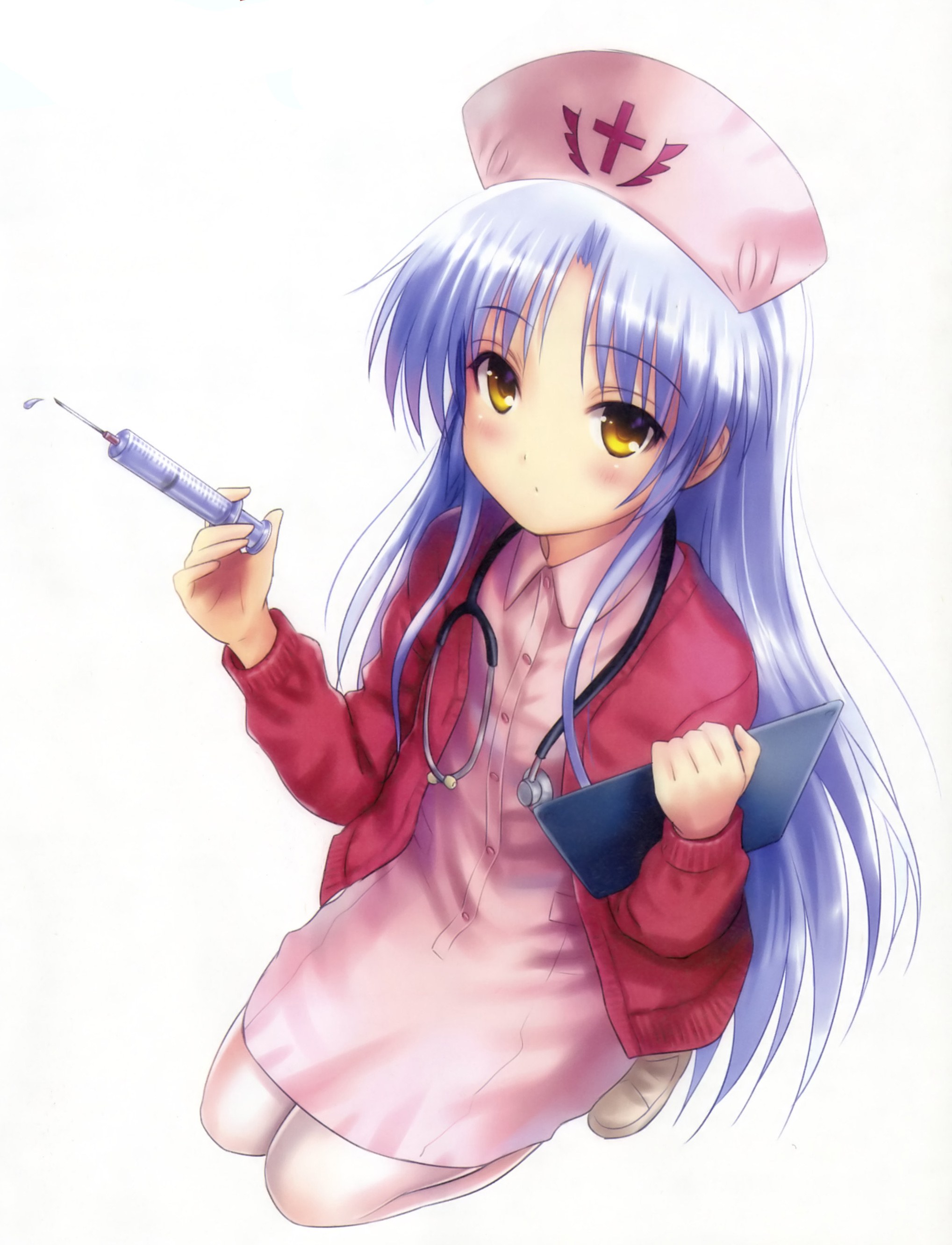 anime nurse with syringe