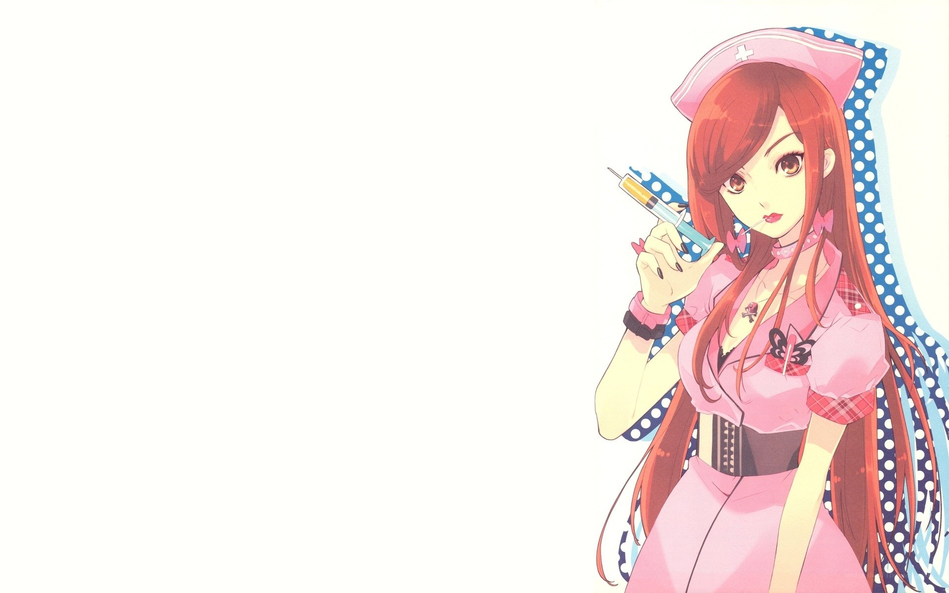 anime nurse with syringe