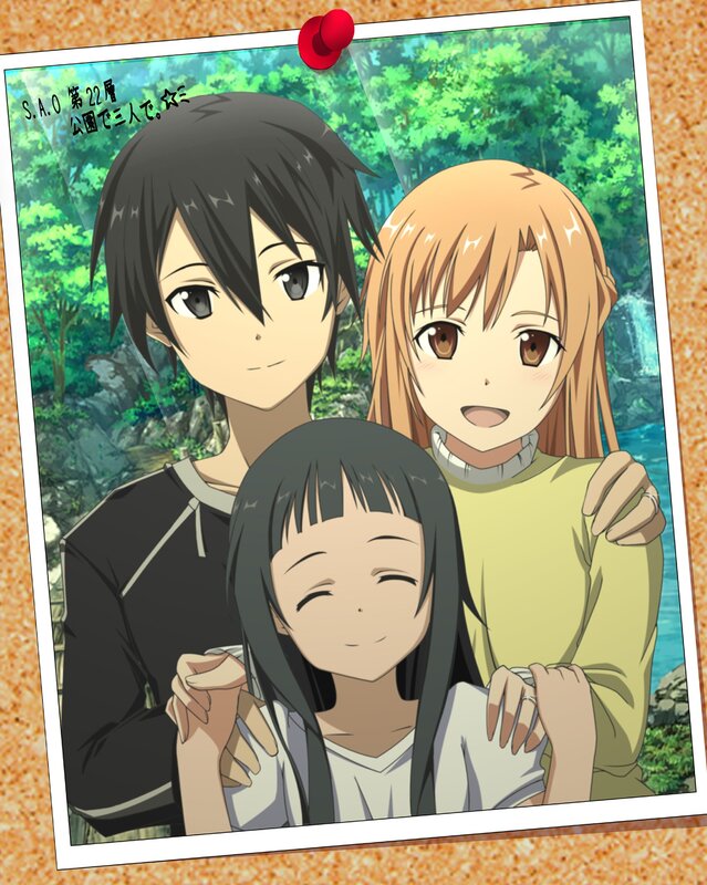 Anime photo of three friends