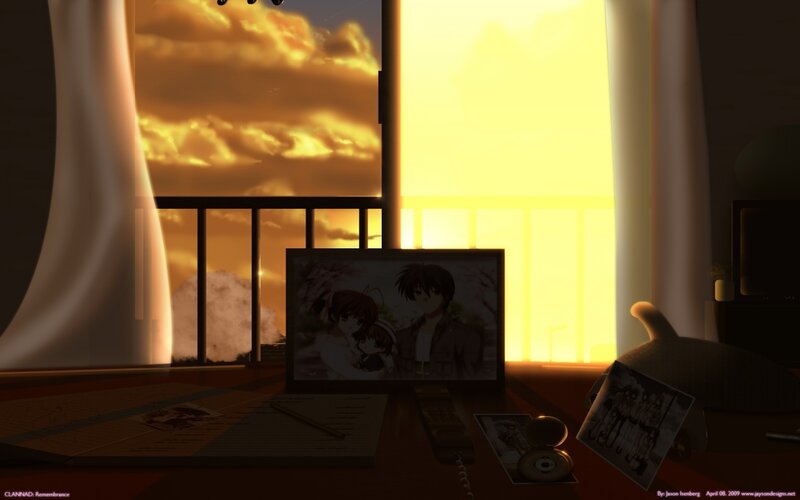 Anime Photo on Desk