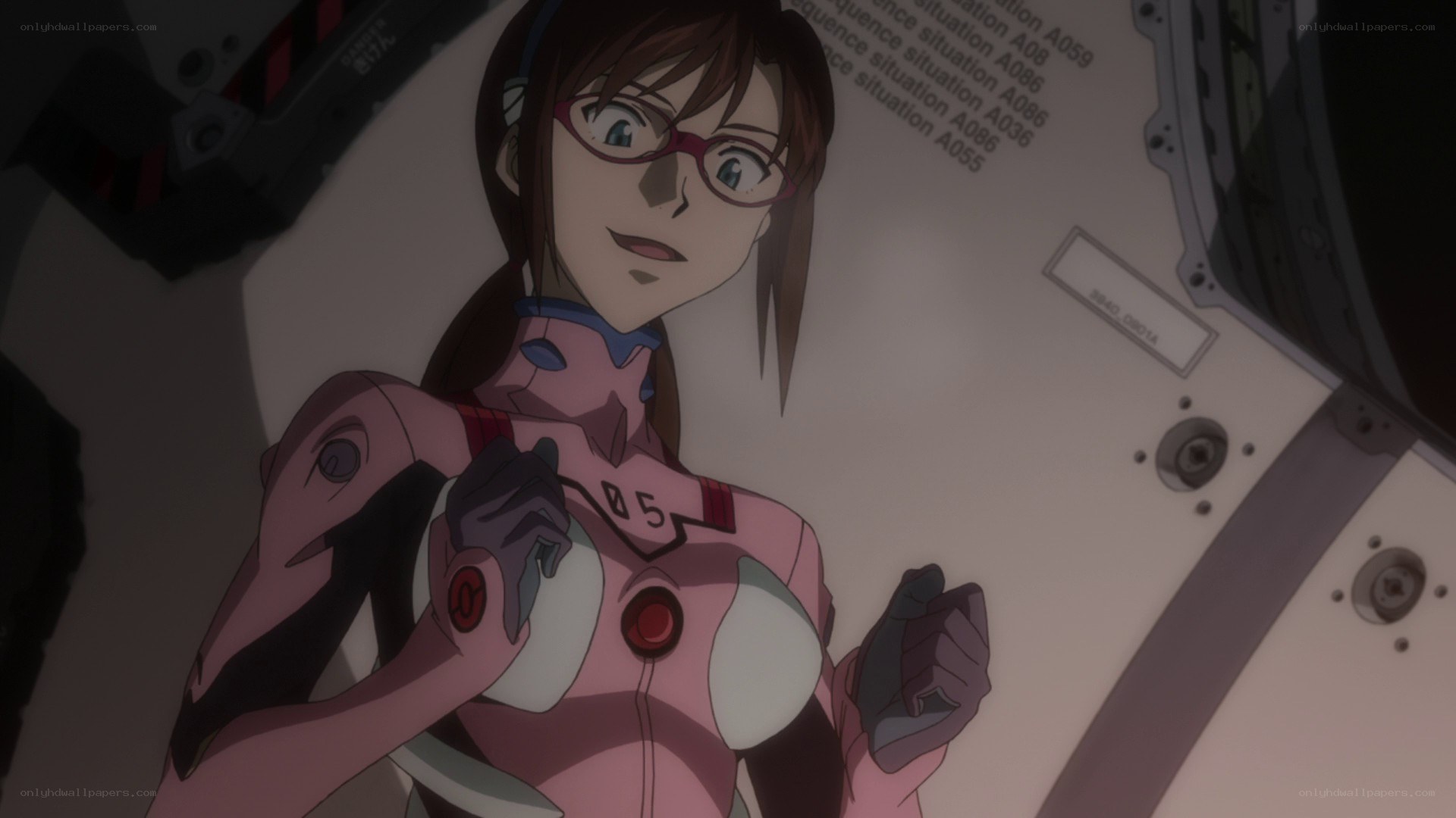anime pilot in cockpit