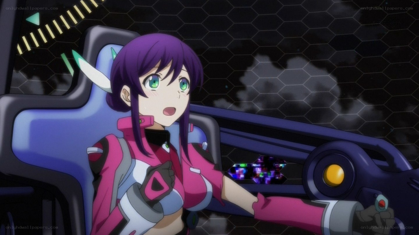 anime pilot in cockpit