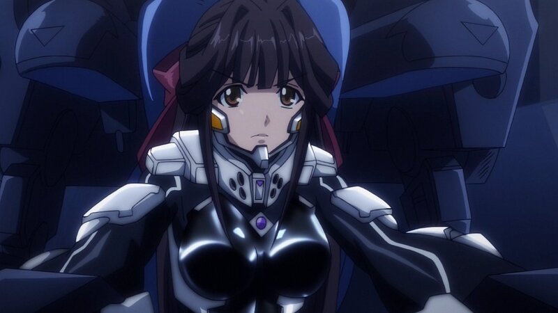 Anime Pilot in Cockpit — Black