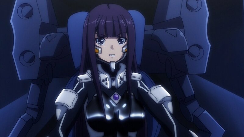 Anime Pilot in Cockpit — Blue