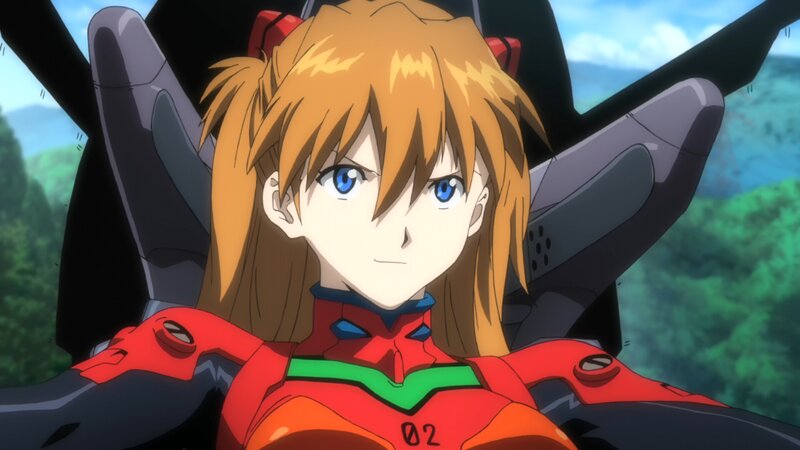 Anime Pilot in Cockpit — Red, Calm