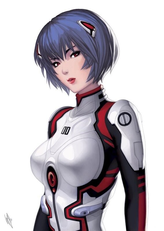 anime pilot in futuristic suit