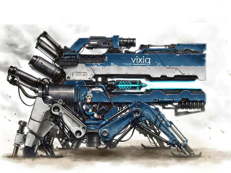 Anime Pilot in Mech