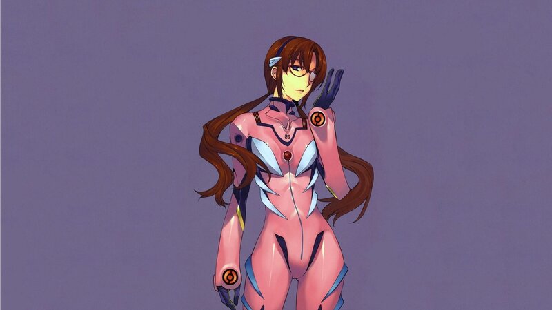 anime pilot in pink suit