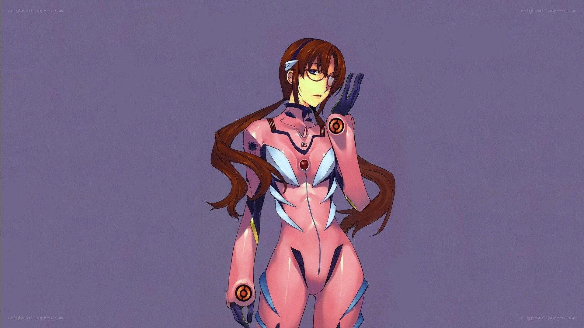 anime pilot in pink suit