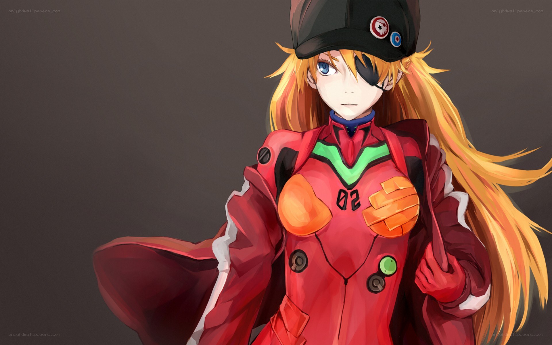 anime pilot in red suit