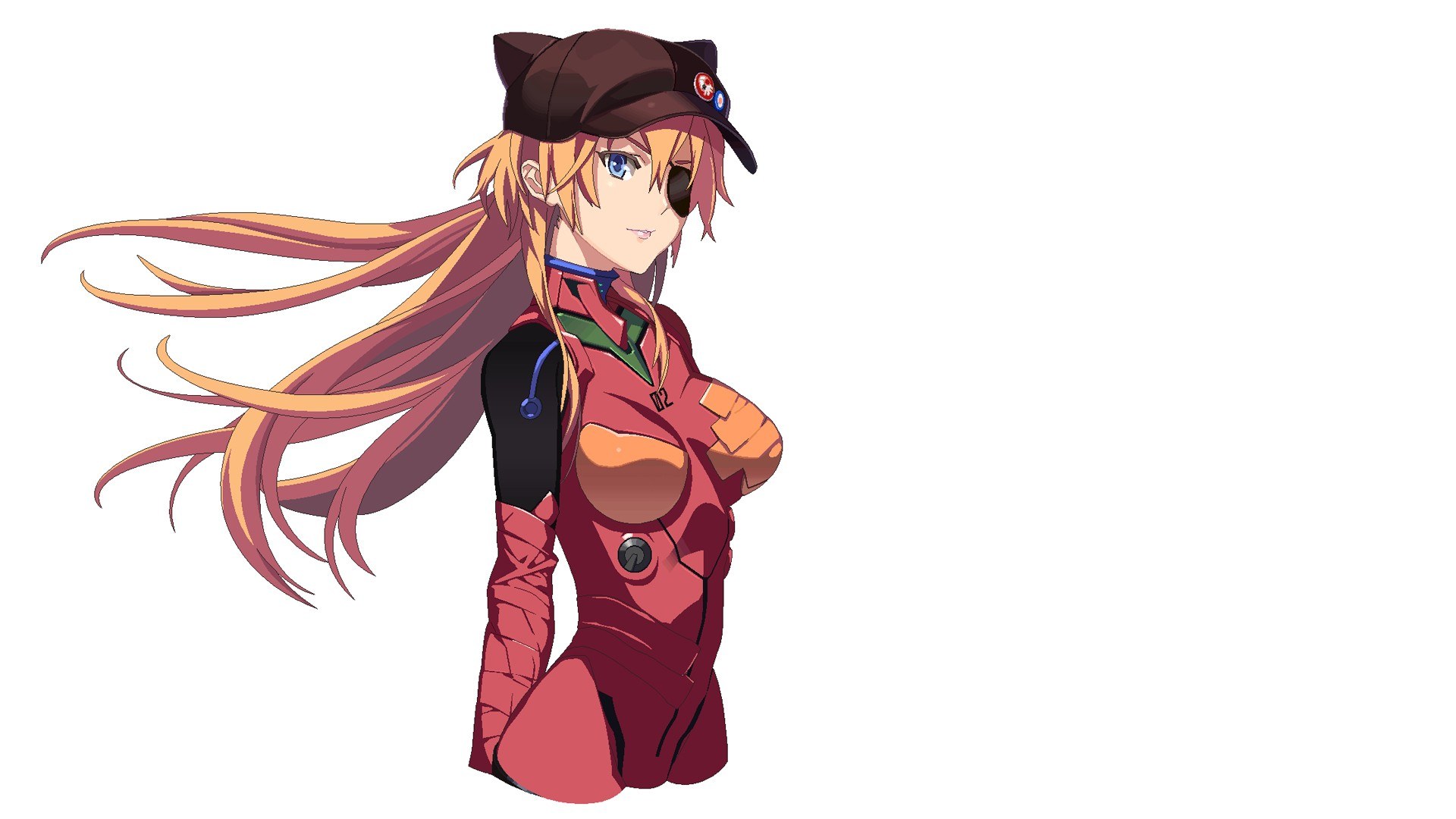 anime pilot in red suit